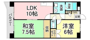 福岡県北九州市八幡西区割子川1【マンション】の間取り
