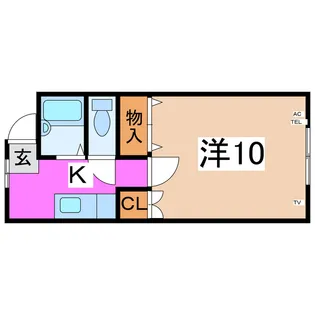 フレンディーKAZ【2階】の間取り
