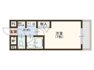 大阪府大阪市西成区玉出東1【マンション】の間取り