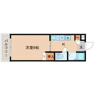 平和マンション上杉【2階】の間取り