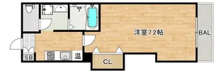 大阪府大阪市東住吉区桑津3【マンション】の間取り