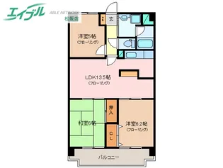 センチュリーハイランド【12階】の間取り