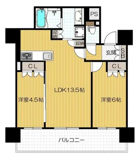 プレミスト梅田north【12階】の間取り