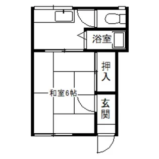 コーポハニーパイン【2階】の間取り