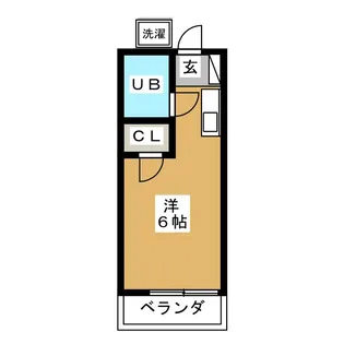 1Rの間取り画像