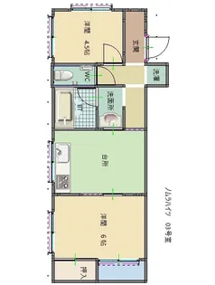 ノムラハイツ【2階】の間取り