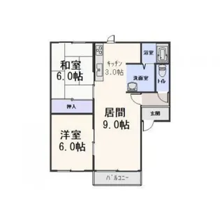 ラ・クール美原【2階】の間取り