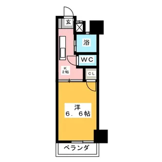 シャトー山田【3階】の間取り