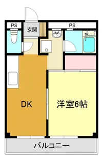 イッセイマンション【2階】の間取り