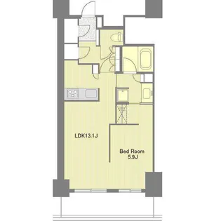 BrilliaTower KAWASAKI【23階】の間取り