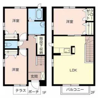 プレミールI,II,IIIの間取り