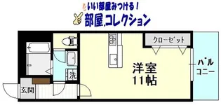 1Rの間取り画像