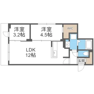 DPレジデンス南円山【2階】の間取り