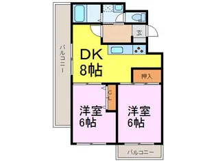茨城県古河市東1【マンション】の間取り