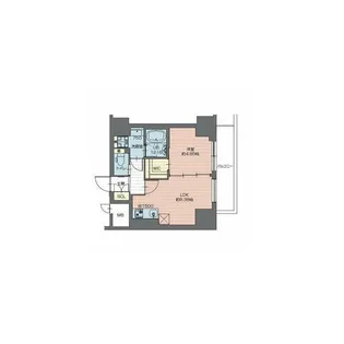 プレジオ西新井【9階】の間取り