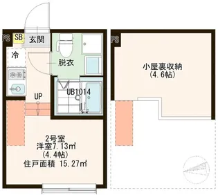 フルーリ六町【1階】の間取り