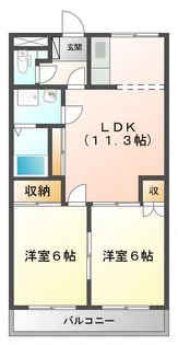 シャングリラ【3階】の間取り