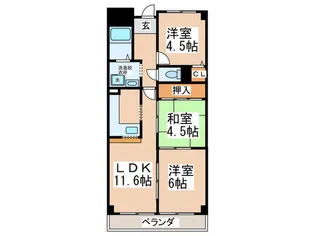 グランド-ル【2階】の間取り