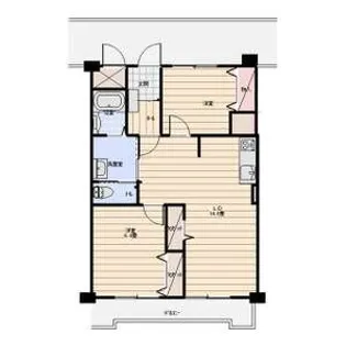 城東マンション【3階】の間取り