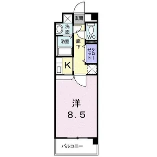 山口県宇部市新天町2【マンション】の間取り