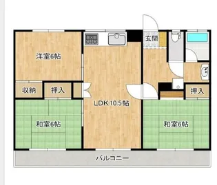 東京都西東京市北町2【マンション】の間取り