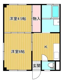 シラクラハイツ【3階】の間取り