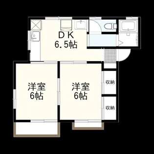 ミユキプレイス大泉城之内【2階】の間取り