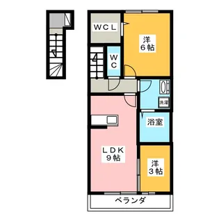カメリア並木【2階】の間取り
