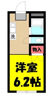 シャルマン北越谷【2階】の間取り