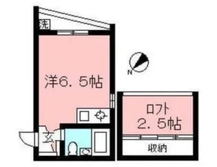 ステイ猪方【2階】の間取り