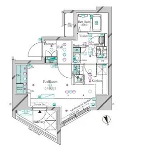 ガリシア大塚駅前【8階】の間取り