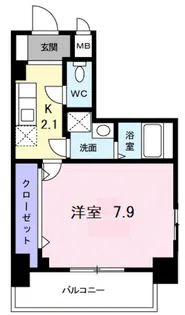メルヴェーユ【3階】の間取り