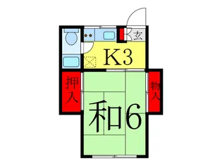 初平マンション【3階】の間取り