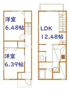 神奈川県横浜市港北区大曽根台【一戸建】の間取り
