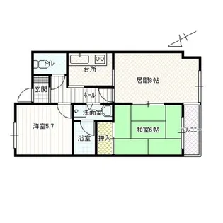 パークコート小橋【6階】の間取り