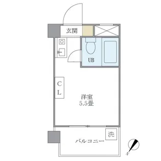 ロイヤルメゾン荻窪【5階】の間取り