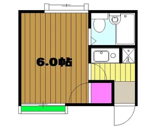 パールコーポ藤【1階】の間取り