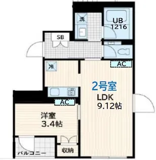 Skuld墨田緑【7階】の間取り