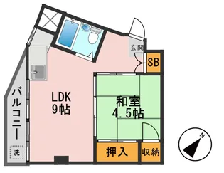 東京都江戸川区南小岩8【マンション】の間取り