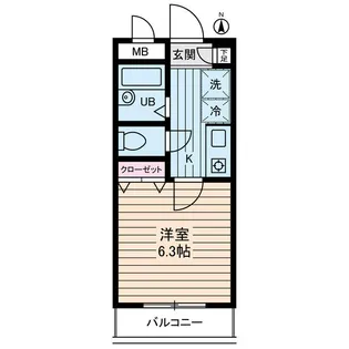 パルムドールハイム【2階】の間取り
