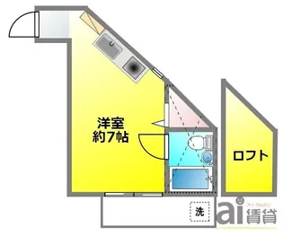 東京都小金井市貫井南町3【アパート】の間取り