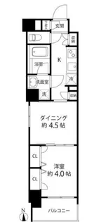 東京都港区白金1【マンション】の間取り
