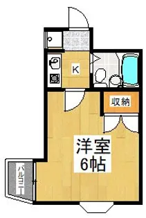 VILLAGE INFINITY【1階】の間取り