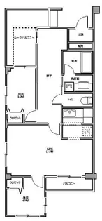 エクラット【4階】の間取り