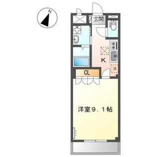 サントレノ【1階】の間取り