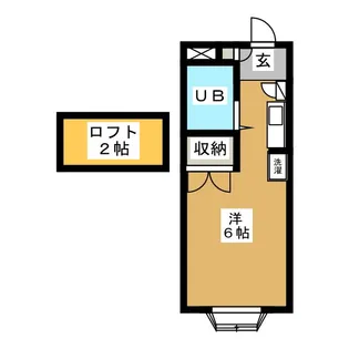 エスト高円寺【2階】の間取り