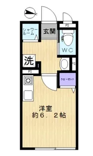 NeST幡ヶ谷【1階】の間取り