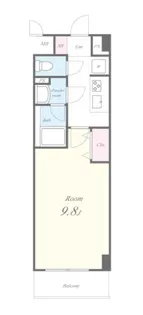 マークス桜【1階】の間取り