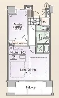 東京都足立区新田3【マンション】の間取り
