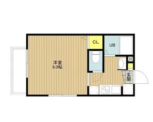 Aube鳩ヶ谷本町【1階】の間取り